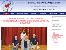 Tablet Screenshot of nemartialarts.com